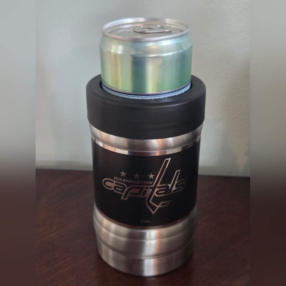 Washington Capitals Stainless Steel Insulated Slim Can Cooler Coozy